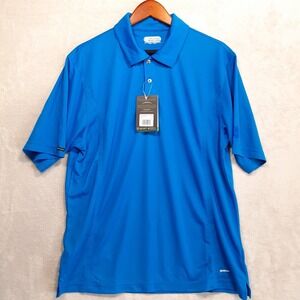 Ontour Mens WEBtech Banhine Golf Shirt Sz.Large/300 series/Blue/Polo/NWT!!!